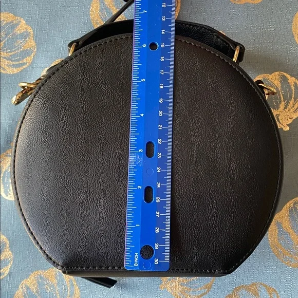 INC Leopard Print Round Crossbody Bag/Clutch - Picture 9 of 16